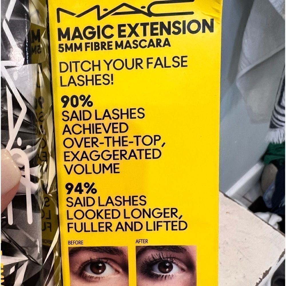 MAC Magic Extension Mascara 5mm Fibre Mascara brand new in box- full size - Picture 3 of 12